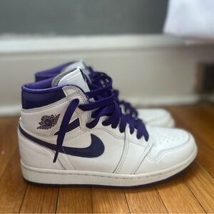 Nike Women's Sneakers - White and Purple